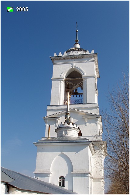 Мстёра. Богоявленский монастырь. Колокольня. фасады, Общий вид с севера