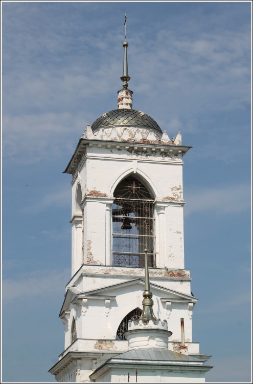 Мстёра. Богоявленский монастырь. Колокольня. архитектурные детали