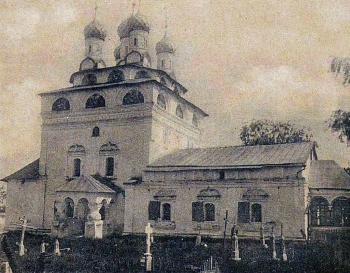 Мстёра. Богоявленский монастырь. Церковь Богоявления Господня. архивная фотография