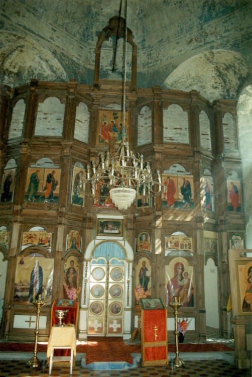 Церковь Смоленской иконы Божией Матери, Малые Липки (Вязниковский район, Владимирская область). интерьер и убранство, главный иконостас.