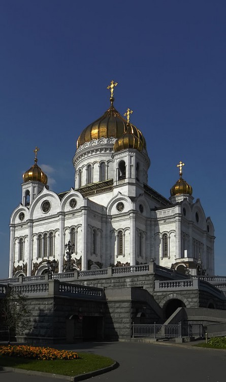 Кафедральный собор Рождества Христова (новый), Хамовники (Центральный административный округ (ЦАО), г. Москва). фасады