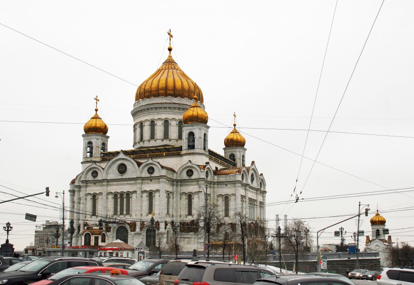 Кафедральный собор Рождества Христова (новый), Хамовники (Центральный административный округ (ЦАО), г. Москва). фасады