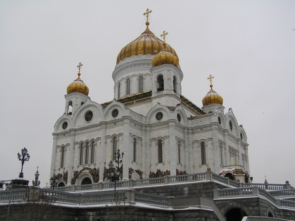 Кафедральный собор Рождества Христова (новый), Хамовники (Центральный административный округ (ЦАО), г. Москва). фасады