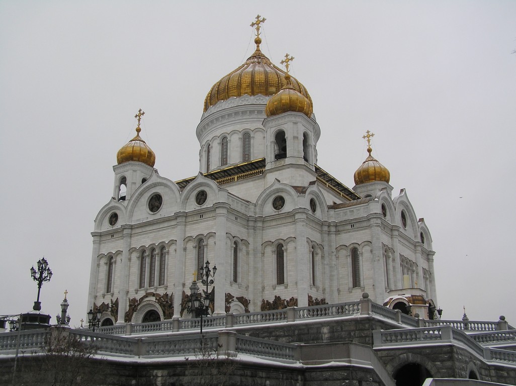 Хамовники. Кафедральный собор Рождества Христова (новый). фасады