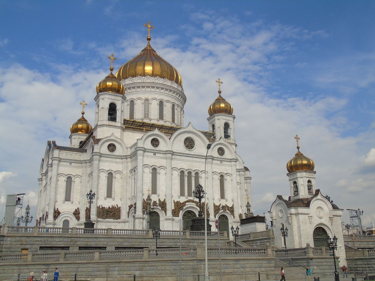 Кафедральный собор Рождества Христова (новый), Хамовники (Центральный административный округ (ЦАО), г. Москва). фасады
