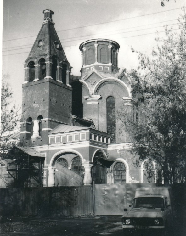 Церковь Благовещения Пресвятой Богородицы в Петровском парке, Аэропорт (Северный административный округ (САО), г. Москва). документальные фотографии