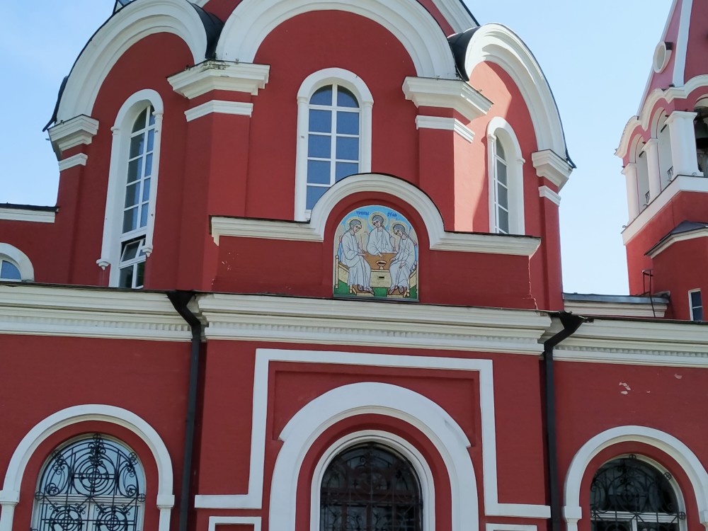 Аэропорт. Церковь Благовещения Пресвятой Богородицы в Петровском парке. архитектурные детали