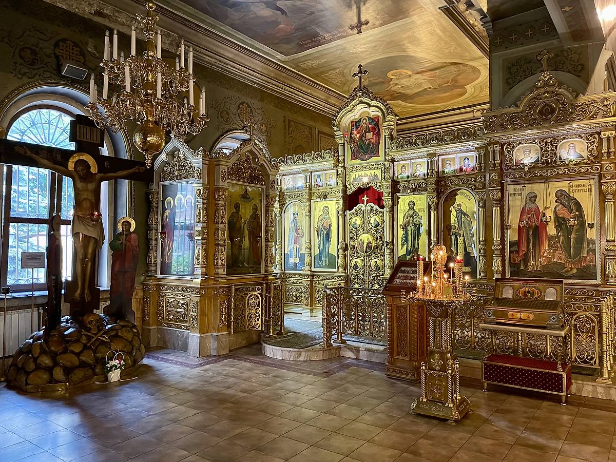 интерьер и убранство. Церковь Всех Святых во Всехсвятском на Соколе, Сокол (Северный административный округ (САО), г. Москва)