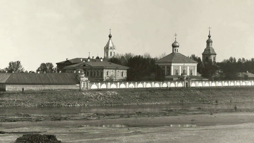 Свято-Духов Иаковлев Боровичский монастырь, Боровичи (Боровичский район, Новгородская область). документальные фотографии, Фото начала 1898 г. Новгородский госархив