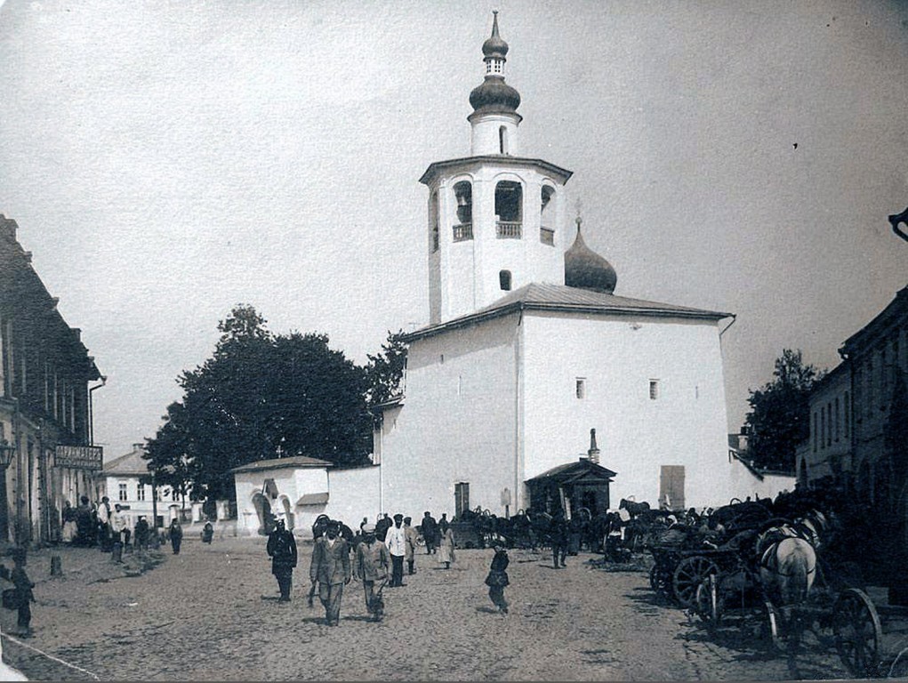 Церковь Космы и Дамиана с Примостья, Псков (Псков, город, Псковская область). архивная фотография, 1890-1906 год. с сайта https://pastvu.com/p/284678