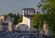 Церковь Космы и Дамиана с Примостья, Вид с Советского моста<br>, Псков, Псков, город, Псковская область