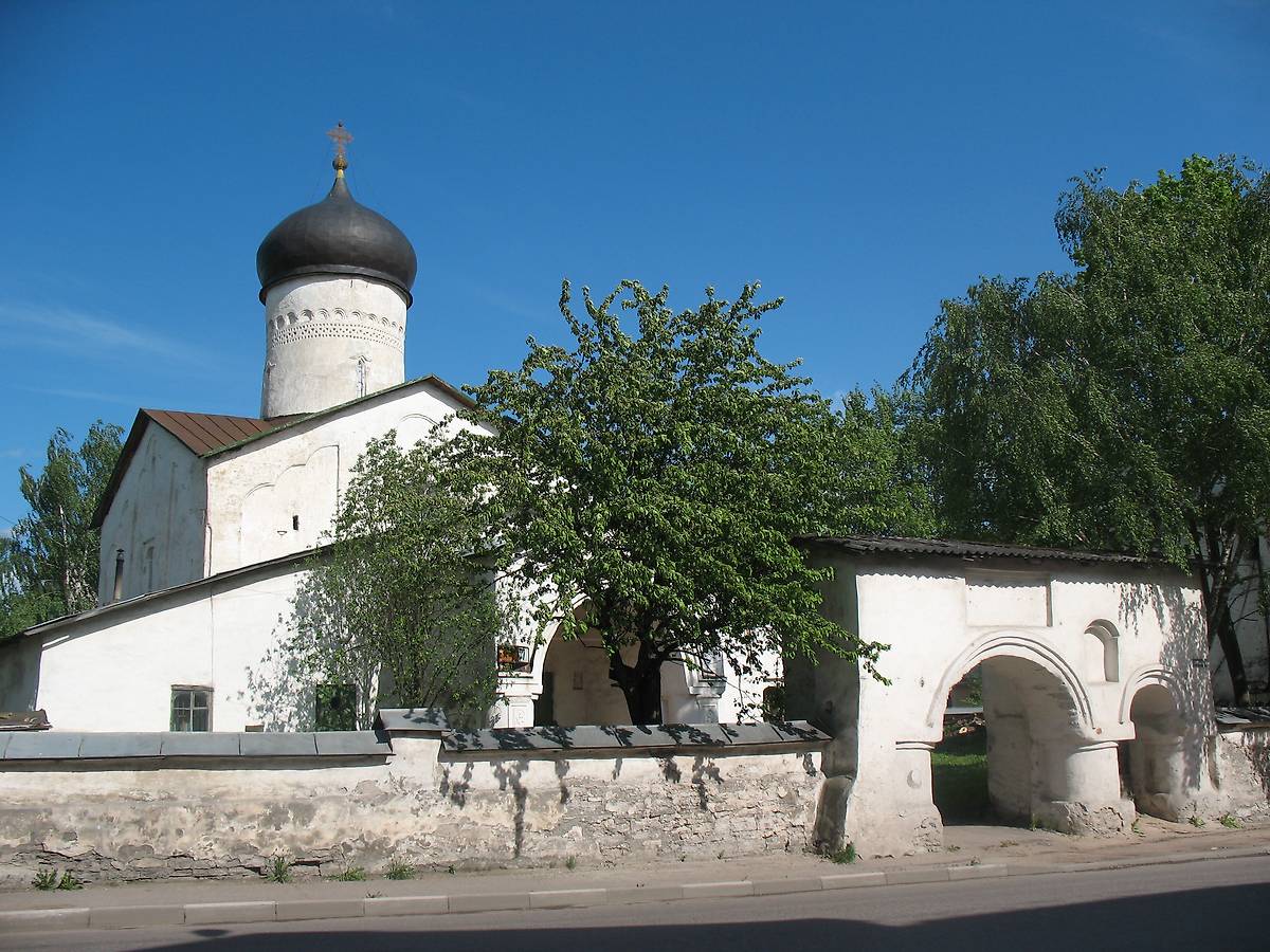 фасады. Церковь Космы и Дамиана с Примостья, Псков (Псков, город, Псковская область)