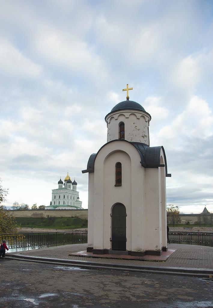 фасады. Часовня Ольги равноапостольной (новая), Псков (Псков, город, Псковская область)