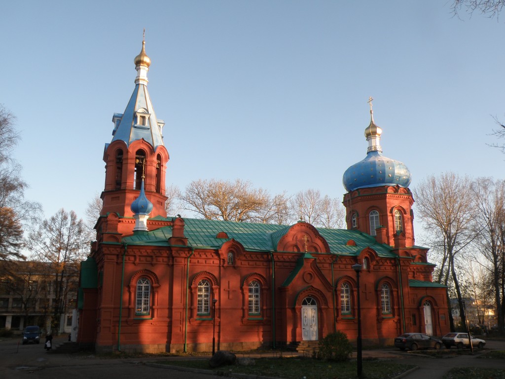 Псков храм голубой