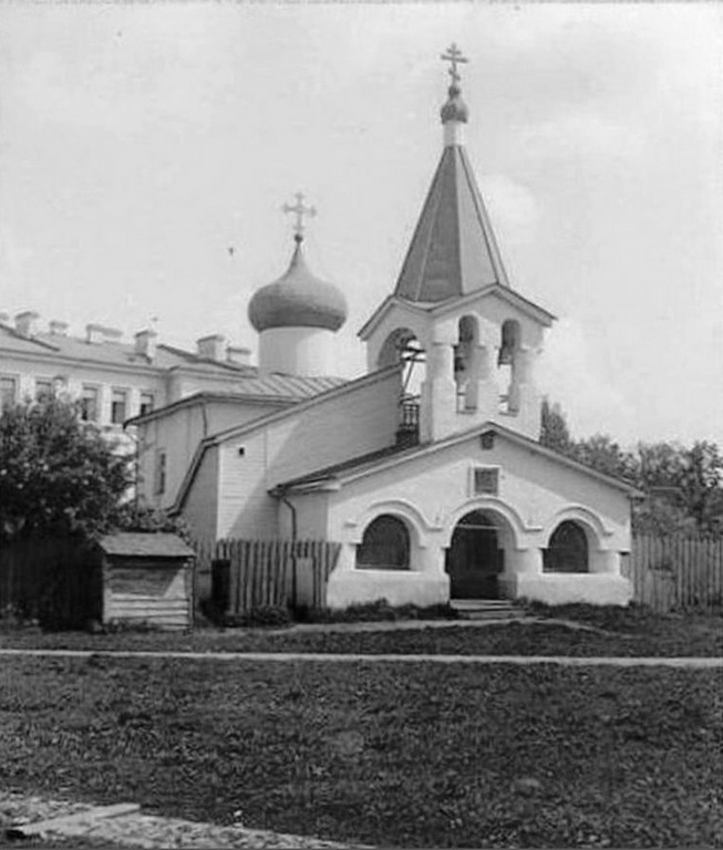 Церковь Преполовения Пятидесятницы на Спасском подворье, Псков (Псков, город, Псковская область). архивная фотография, 1922 год.Автор:К.К.Романов с сайта https://pastvu.com/p/327833