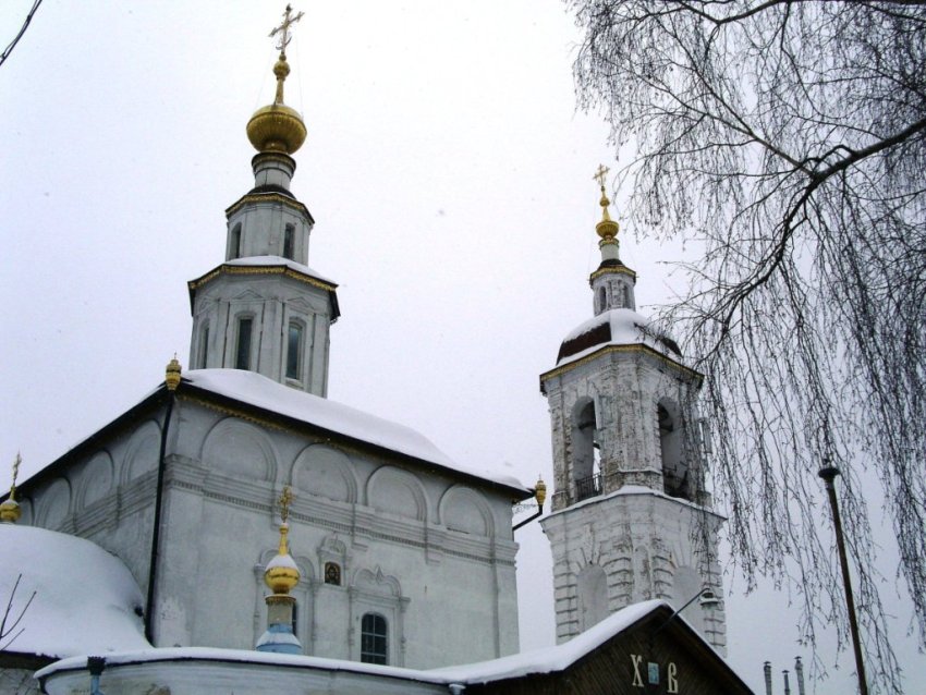 Владимир. Церковь Вознесения Господня. фасады, венчания, вид с северо-востока