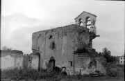 Церковь Сергия Радонежского с Залужья, Вид с юга. Фото Чинякова А. Г. 1955 г. из коллекции ГНИМА. (ГК №42469511)<br>, Псков, Псков, город, Псковская область