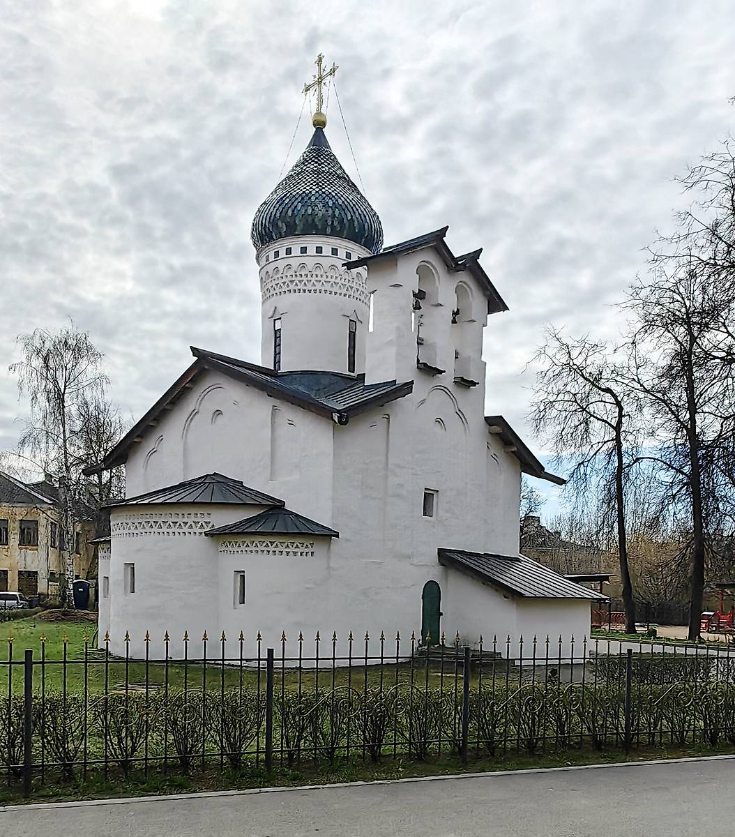 фасады. Церковь Сергия Радонежского с Залужья, Псков (Псков, город, Псковская область)