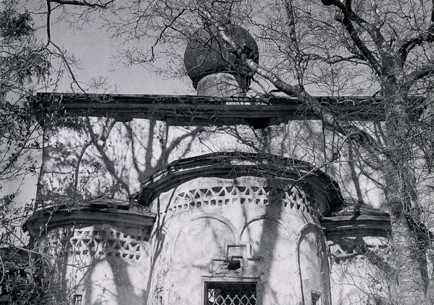 Церковь Иоанна Богослова с Мишариной горы, Псков (Псков, город, Псковская область). архивная фотография, Фото 1960-х гг. из архива Бориса Скобельцина
