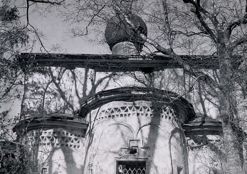 Псков. Церковь Иоанна Богослова с Мишариной горы. архивная фотография, Фото 1960-х гг. из архива Бориса Скобельцина