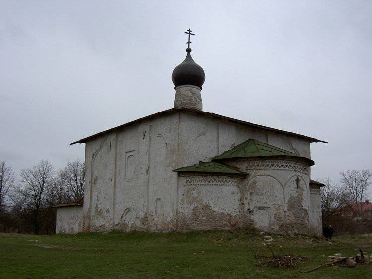 Церковь Космы и Дамиана с Гремячей Горы, Псков (Псков, город, Псковская область). фасады, Вид с Ю-В