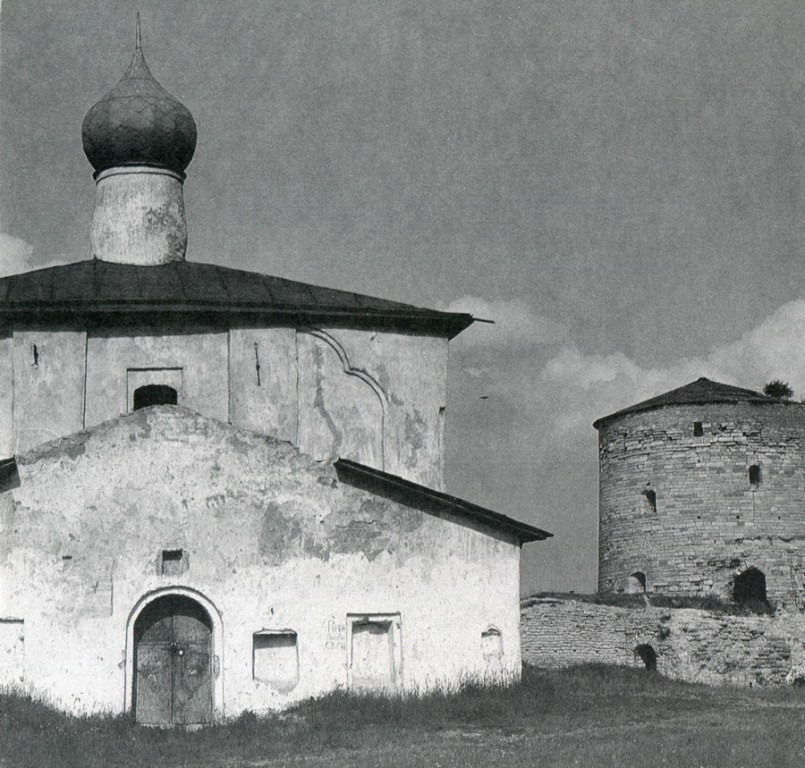 Церковь Космы и Дамиана с Гремячей Горы, Псков (Псков, город, Псковская область). архивная фотография, Фото 1960-х гг. из архива Бориса Скобельцина