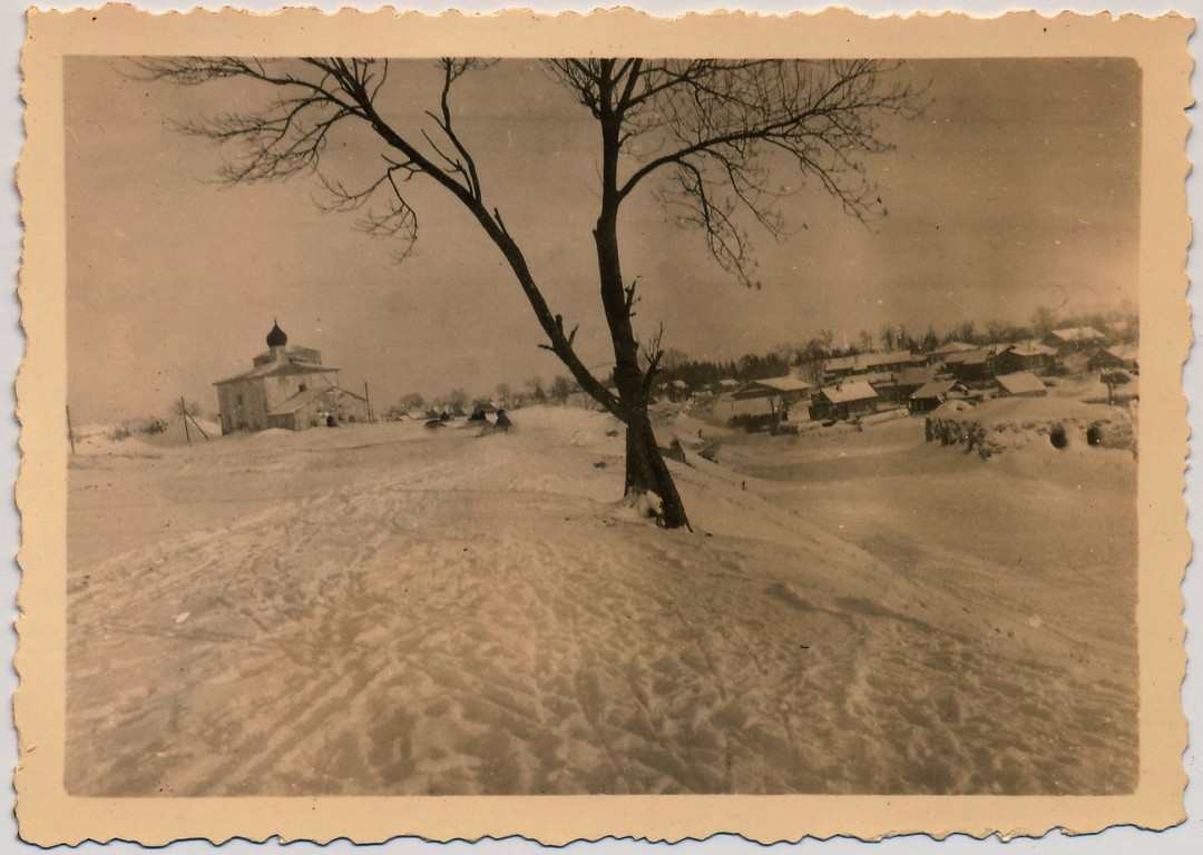 Псков. Церковь Космы и Дамиана с Гремячей Горы. архивная фотография, Фото 1941 г. с аукциона e-bay.de