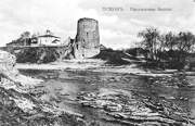 Церковь Космы и Дамиана с Гремячей Горы, Почтовая фотокарточка нач. ХХ века. 1909-1916 г.<br>, Псков, Псков, город, Псковская область