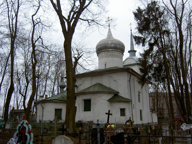 Псков. Церковь Димитрия Солунского в Поле. фасады, Вид с востока