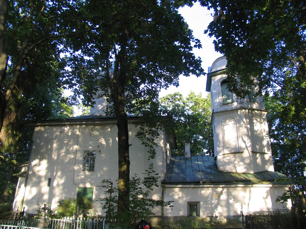 Церковь Димитрия Солунского в Поле, Псков (Псков, город, Псковская область). фасады