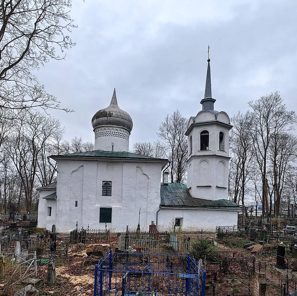 фасады. Церковь Димитрия Солунского в Поле, Псков (Псков, город, Псковская область)