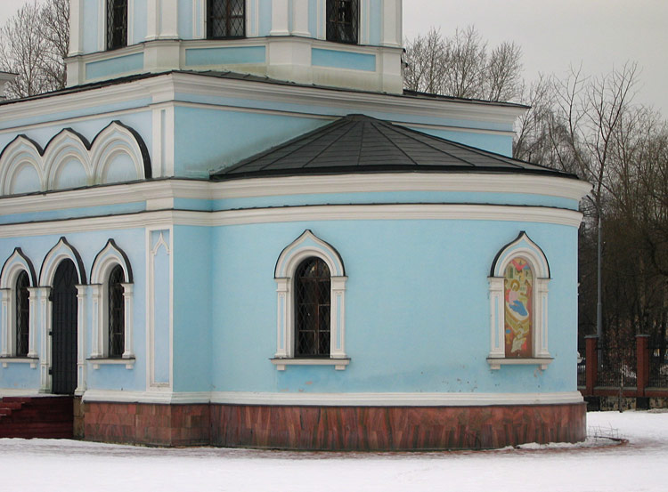 Капотня. Церковь Рождества Пресвятой Богородицы в Капотне. архитектурные детали