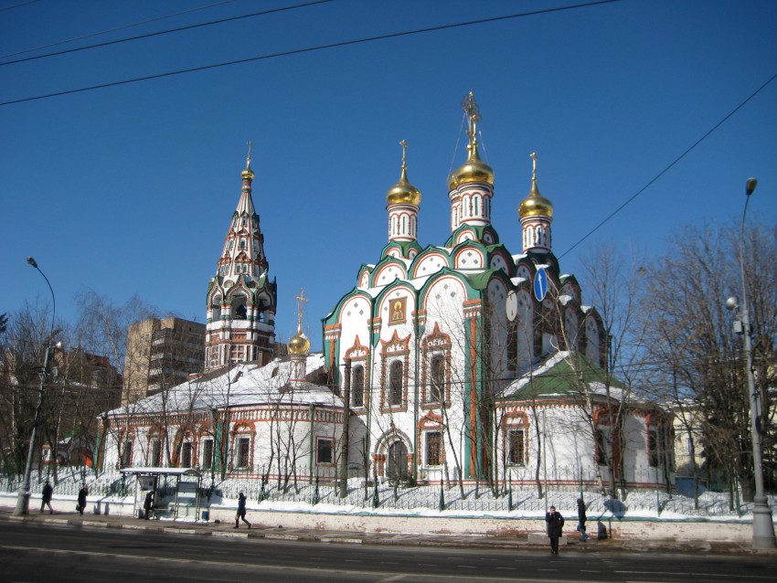 Хамовники. Церковь Николая Чудотворца в Хамовниках. фасады