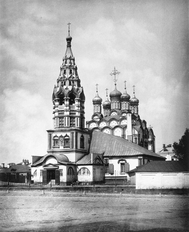 Хамовники. Церковь Николая Чудотворца в Хамовниках. архивная фотография, Альбом Найденова