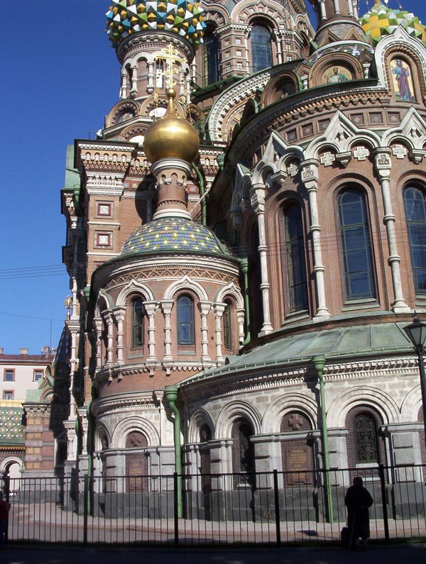 Собор Воскресения Христова, Центральный район (Санкт-Петербург, г. Санкт-Петербург). архитектурные детали, Восточный фасад