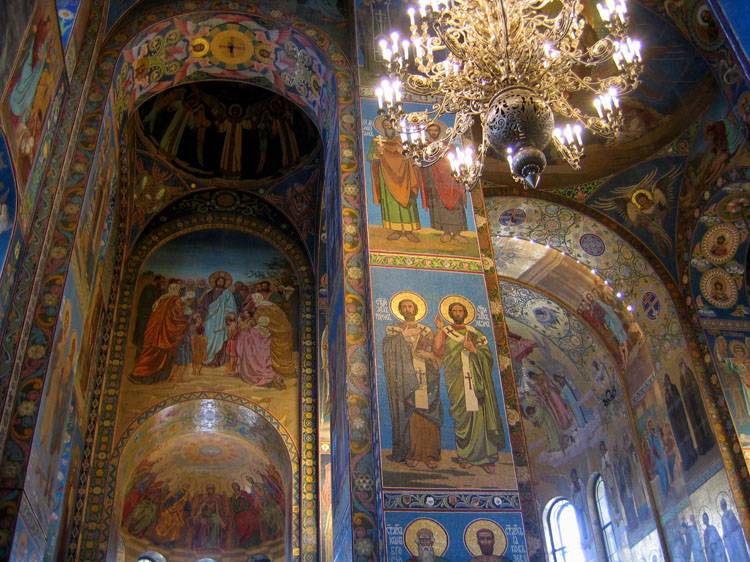Собор Воскресения Христова, Центральный район (Санкт-Петербург, г. Санкт-Петербург). интерьер и убранство