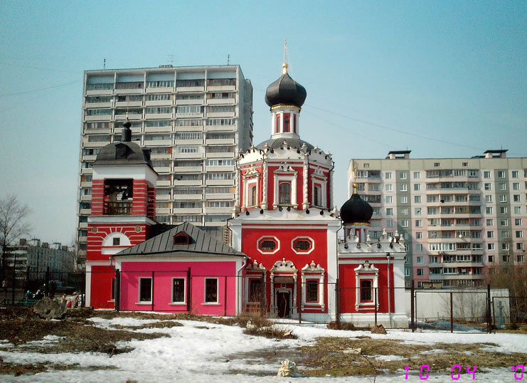 Коньково. Церковь Троицы Живоначальной в Конькове. фасады