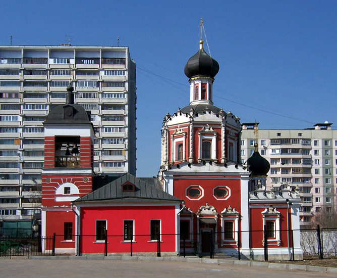 Церковь Троицы Живоначальной в Конькове, Коньково (Юго-Западный административный округ (ЮЗАО), г. Москва). фасады