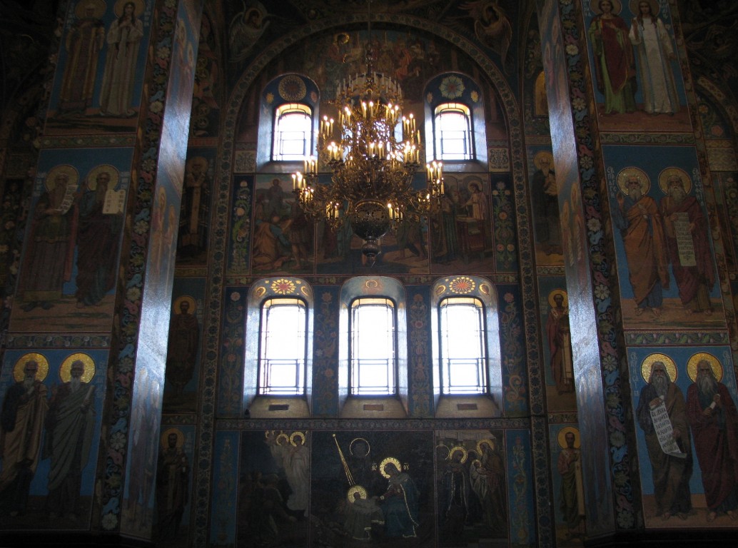 Собор Воскресения Христова, Центральный район (Санкт-Петербург, г. Санкт-Петербург). интерьер и убранство, Интерьеры