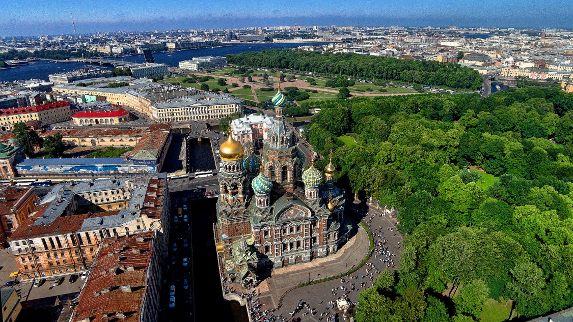 Собор Воскресения Христова, Центральный район (Санкт-Петербург, г. Санкт-Петербург). общий вид в ландшафте