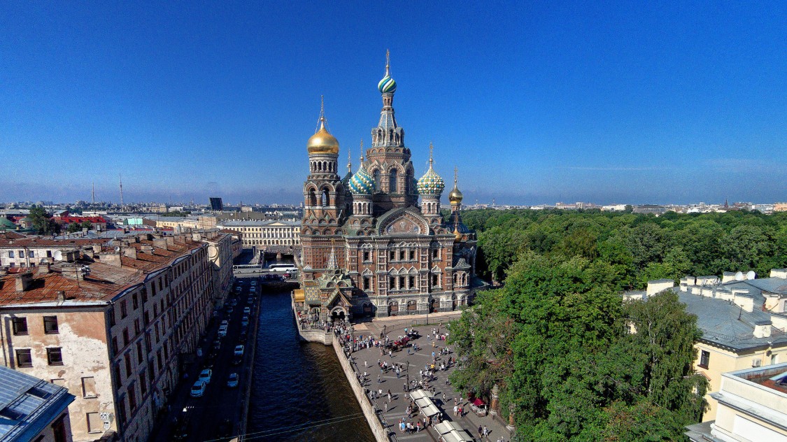 Собор Воскресения Христова, Центральный район (Санкт-Петербург, г. Санкт-Петербург). общий вид в ландшафте