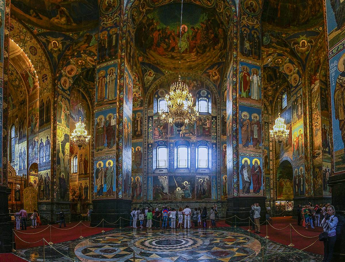 интерьер и убранство. Собор Воскресения Христова, Центральный район (Санкт-Петербург, г. Санкт-Петербург)