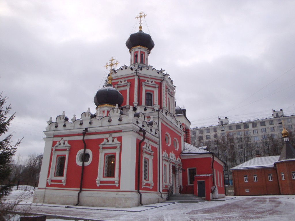 Коньково. Церковь Троицы Живоначальной в Конькове. фасады, Церковь Троицы Живоначальной в Конькове