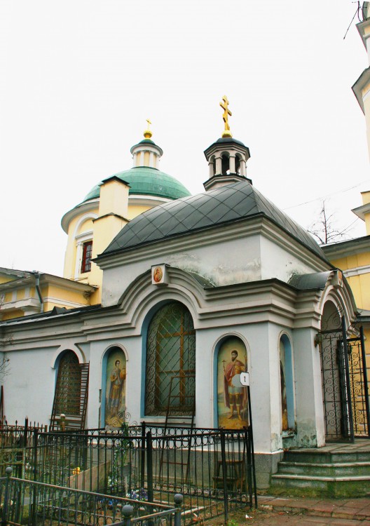 Часовня Александра Невского на Ваганьковском кладбище, Пресненский (Центральный административный округ (ЦАО), г. Москва). фасады