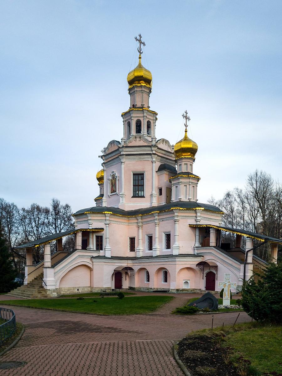 фасады. Церковь Бориса и Глеба, Зюзино (Юго-Западный административный округ (ЮЗАО), г. Москва)