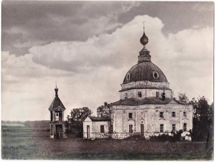 Тараканово. Церковь Михаила Архангела. архивная фотография, Фото 1920-го года из фондов Государственного мемориального музея-заповедника Д.И. Менделеева и А.А. Блока