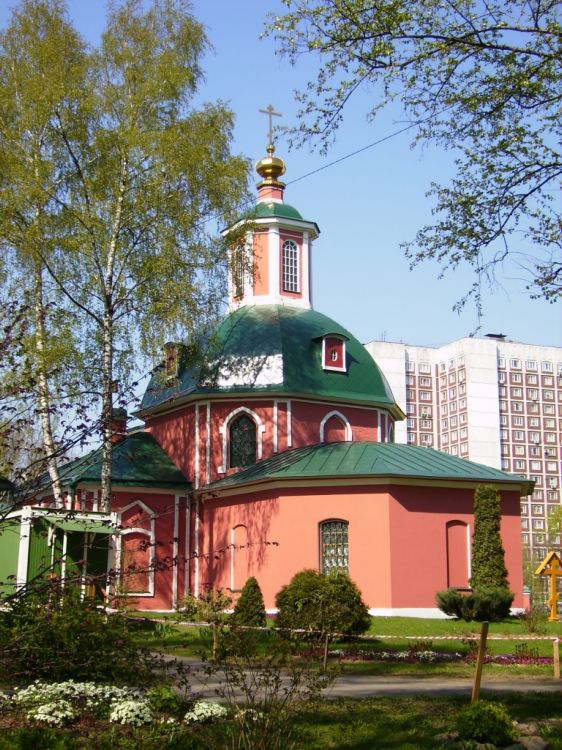 Обручевский. Церковь Троицы Живоначальной в Воронцове. фасады
