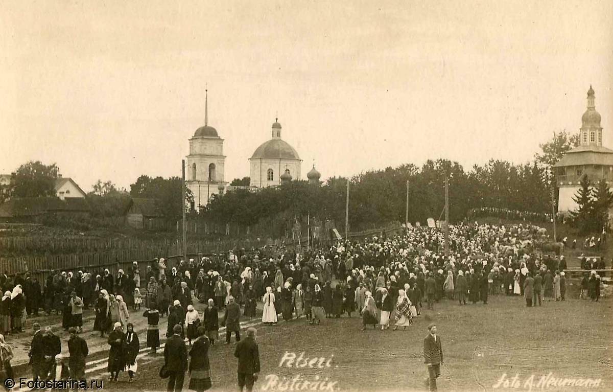 Фотография 1930-х гг. Фотоснимок из Эстонского исторического архива., архивная фотография. Церковь Сорока мучеников Севастийских, Печоры (Печорский район, Псковская область)