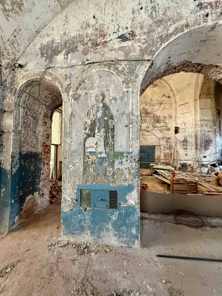 Церковь Троицы Живоначальной в Песьянке, Гатиха (Камешковский район, Владимирская область). интерьер и убранство