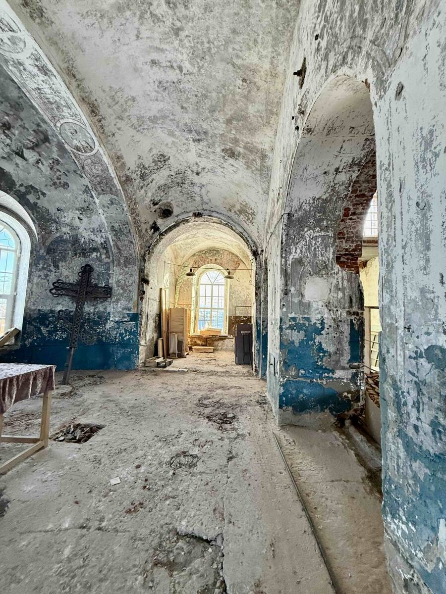 Церковь Троицы Живоначальной в Песьянке, Гатиха (Камешковский район, Владимирская область). интерьер и убранство
